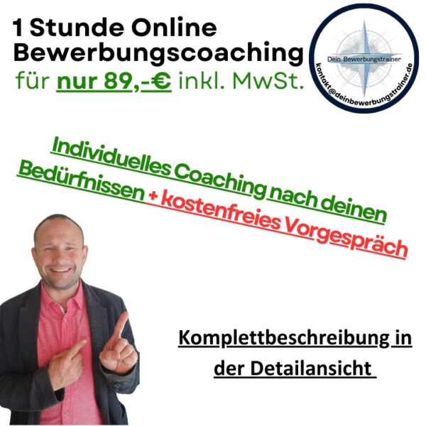 Paket „Bewerbungscoaching Online"
