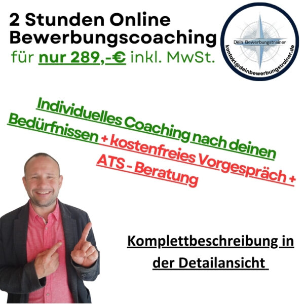 Paket „Bewerbungscoaching PLUS"